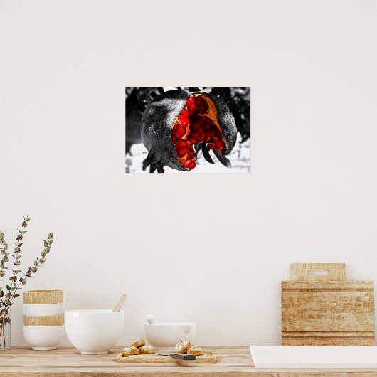 ザクロ ポスター (キッチン)