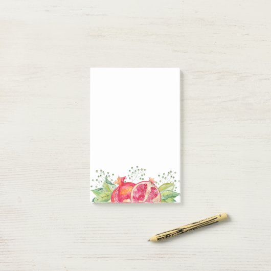 ザクロ ポストイット (デスク上)