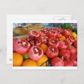 ザクロ ポストカード (正面/裏面)