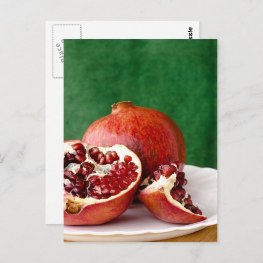 ザクロ ポストカード (正面/裏面)