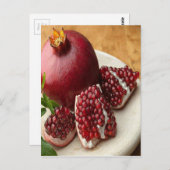 ザクロ ポストカード (正面/裏面)