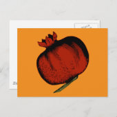 ザクロ ポストカード (正面/裏面)