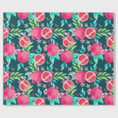 ザクロ ラッピングペーパー (フラット)