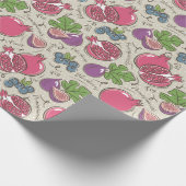 ザクロ ラッピングペーパー (角)