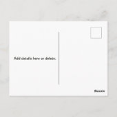 ザクロ、ワイン、油ランプRosh Hashanah ポストカード (裏面)