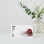 ザクロ 名刺 (スタンド正面)