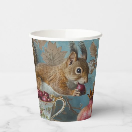 ザクロ – 紙カップサイズ236ml紙カップ 紙コップ (左)