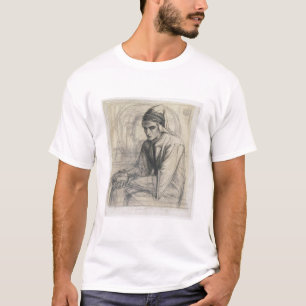 ザクロ、c.1852を握る黙想のDante Tシャツ