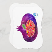 ザクロApple Roshハサナカード (正面/裏面)