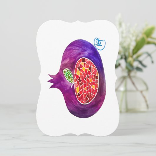 ザクロApple Roshハサナカード (スタンド正面)