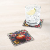 ザクロYaldaコースター スクエアペーパーコースター (インサイチュ)