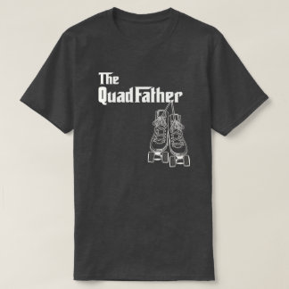 ザクワッドファーザーローラースケートで滑るデザイン Tシャツ