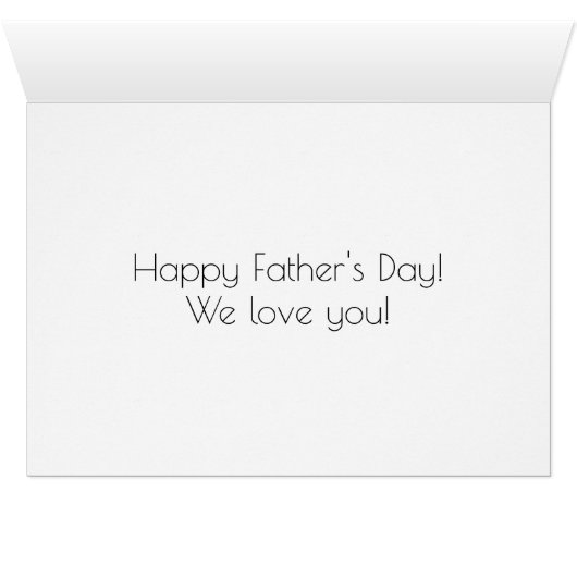 ザクール最高のパパブラックスムスタヒー父の日 (内部横(下))