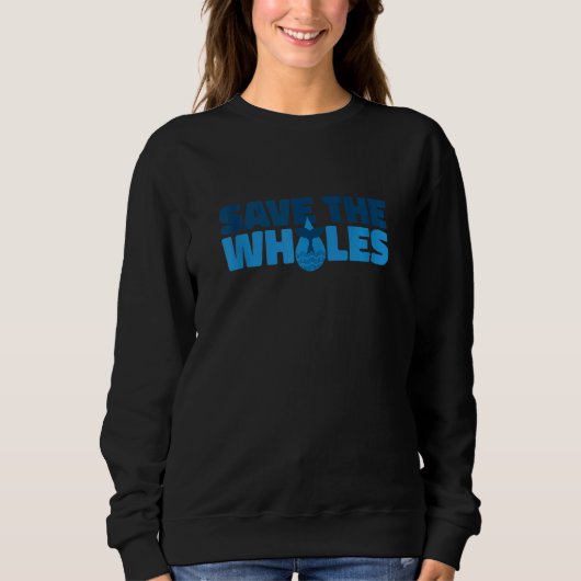 ザク救ジラ海オルカ鯨タンク上部 スウェットシャツ (正面)