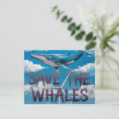 ザク救ジラ風車エネルギー ポストカード (スタンド正面)