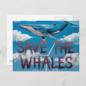 ザク救ジラ風車エネルギー ポストカード (正面/裏面)