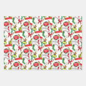 ザグインチいけなまたはニースパターン ラッピングペーパーシート (正面2)