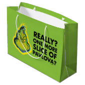 ザグインチ 本当に？パブロヴァのスライスをもう一つ？ク ラージペーパーバッグ (裏面アングル)