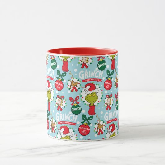 ザグインチ | Happy Wholidays Pattern マグカップ (中央)