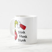 ザグインチ | Stink Stank Stunk コーヒーマグカップ (正面左)