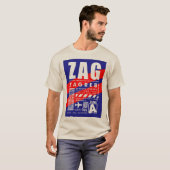 ザグザグレブ空港 Tシャツ (正面フル)