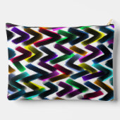 ザグジグ抽象芸術アート アクセサリーポーチ (裏面)