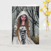 ザグッドウィッチハロウィーングリーティングカード カード (黄色い花)