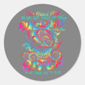 ザグッドガールインマイタトゥースカルバラ ラウンドシール (正面)