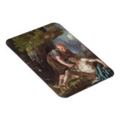 ザグッドサマリア人c.1751-52 (キャンバス上の油) マグネット (右側)