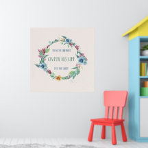 ザグッドシェパードフラワーリースポスター