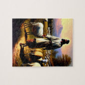 ザグッドシェパードブラッククリスチャンアートパズル ジグソーパズル (横)