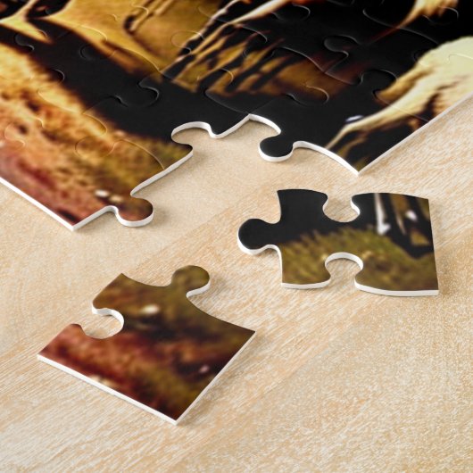 ザグッドシェパードブラッククリスチャンアートパズル ジグソーパズル (側面)