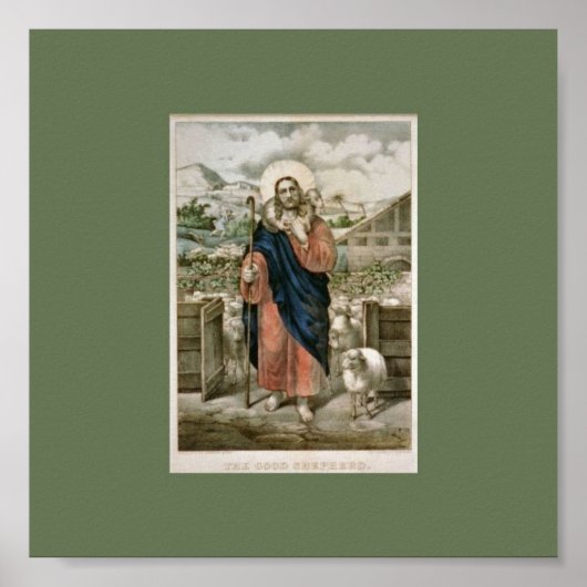 ザグッドシェパードプリント ポスター (正面)