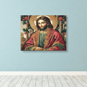 ザグッドシェパード キャンバスプリント (インサイチュ (ウッドフロア))