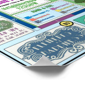 ザグッドプレイスタウンスクエアマップ ポスター (角)