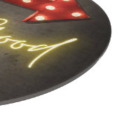 ザグッドライフのネオン矢印 カッティングボード (角)