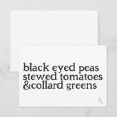 ザグッドラックフラットノテカード ノートカード (正面/裏面)