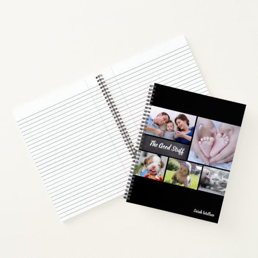 ザグッド物、家族、感謝の日記 ノートブック (内部)