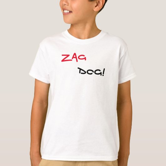 ザグドッグブランド ホワイトTシャツ Tシャツ (正面)