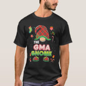 ザグマ格言バッファロープレイドマッチングクリスマスパジ Tシャツ (正面)
