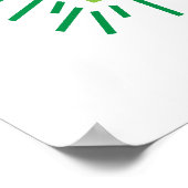 ザグラスは緑このサイド引用文 ポスター (角)