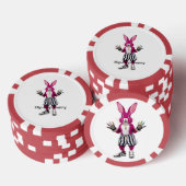「ザグラムラビット革命」 ポーカーチップ (積み重ね)