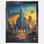 ザグランドアールデコブループラザパビリオンバイゼンドール7 フリースブランケット (正面)