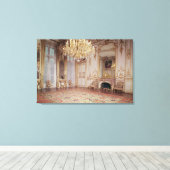 ザグランドインテリアのサロン キャンバスプリント (インサイチュ (ウッドフロア))