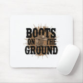 ザグランドウェスタンカウボーイロードカントリーのブーツ マウスパッド (マウス)