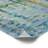 ザグランドカナル，ヴェネツィアbyモネ – ポスター (角)