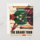 ザグランドツアー – レトロNASA旅行ポスターポストカード ポストカード (正面/裏面)