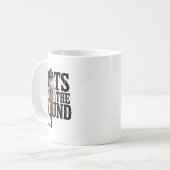 ザグランドブラック女性のカーボーイメラニン女性 コーヒーマグカップ (正面左)