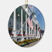 ザグランドホテルオンマッキナックアイランドミシガン セラミックオーナメント (左)