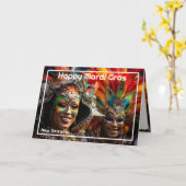 💚💜💛ザグランドレヴェリー：マルディグラ魔法 カード (黄色い花)